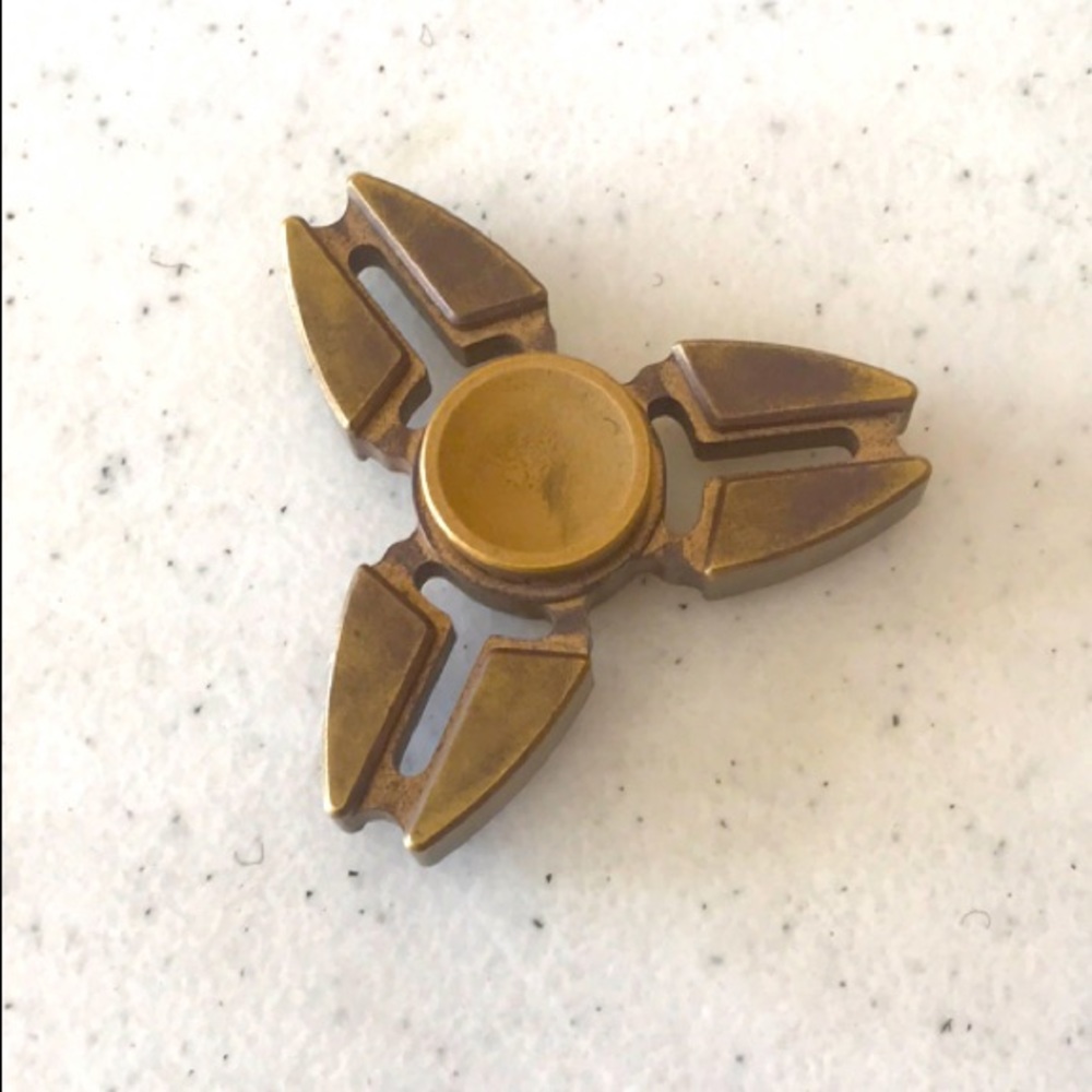 Vintage gold fidget spinner